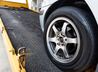 towed car